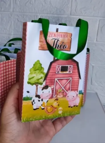 20 sacolinhas personalizadas