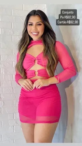 Vestido Tule com Shorts @boutique_a_dois