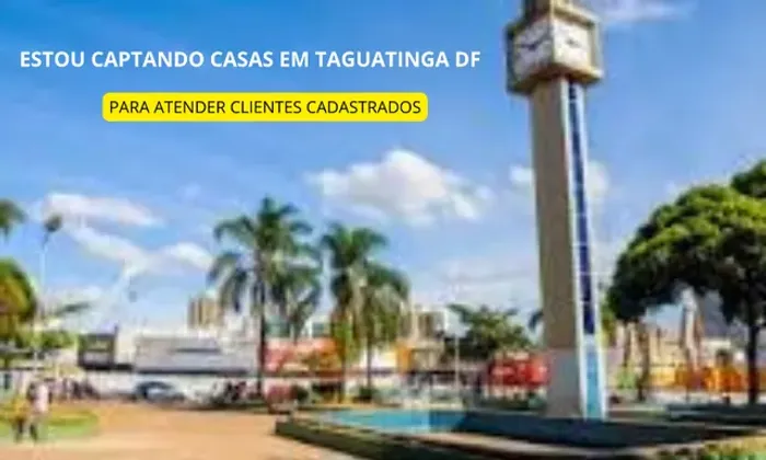 Casas em Taguatinga DF de 2 ou 3 quartos 
