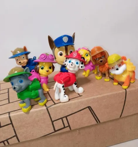Barbie - collector Patrulha Canina Coleção de 8 Cachorrinhos da Patrulha Canina.