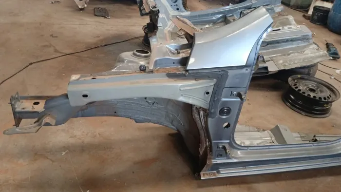 Caixa De Roda Com Caixa De Ar Esquerdo Volkswagen Gol Voyage G6 A G8 Original