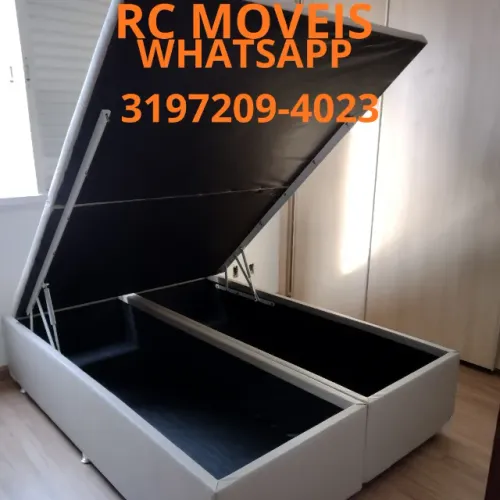 Cama Box Baú Super King Bipartido - Conforto e Sofisticação