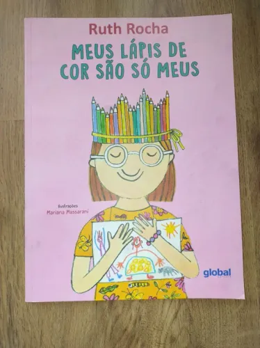 Livro Meus Lápis de Cor São só Meus