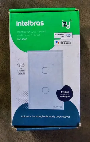 Interruptor Touch Smart Wi-Fi Intelbras EWS 1002