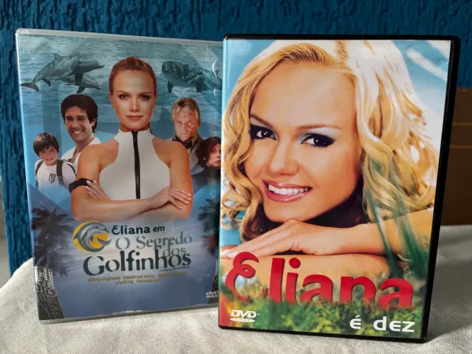 DVDs Eliana em O Segredo dos Golfinhos e Eliana é Dez