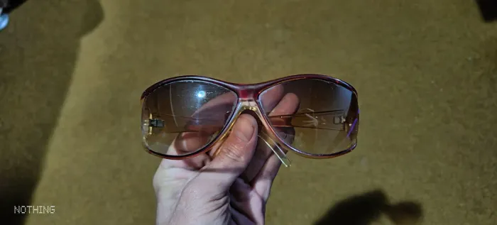 Óculos de Sol Vintage - Realmente retrô - Década de 70/80 - Âmbar Dourado