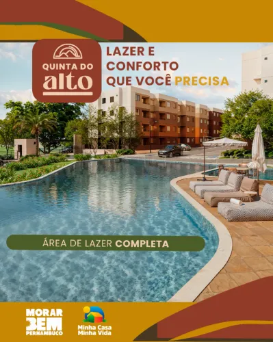Apartamento no Condomínio Quinta do Alto - 2 Quartos com Suíte - Enquadra no Morar Bem!
