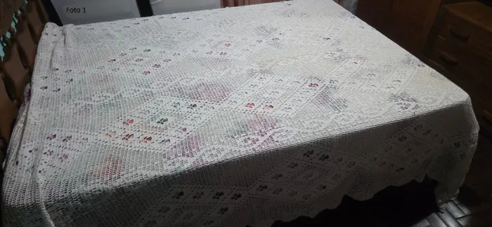 Toalhas De Mesa De Crochê Bordados e Caminhos - LEIA O ANÚNCIO 