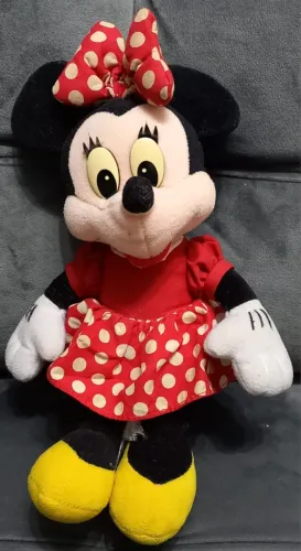 BONECA MINNIE MOUSE DISNEY PARKES ORIGINAL DE PELÚCIA 25 CM