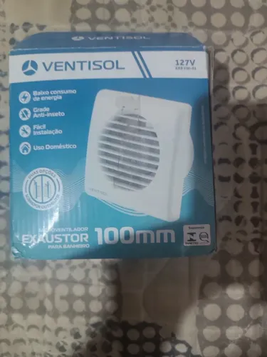 <br>> Exaustor Ventisol 100mm - Novo na Caixa