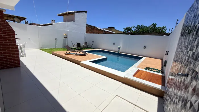 Verão 2026 é em Prado BA - Casa 3 Quartos com piscina e Ar condicionado a te espera !!!!