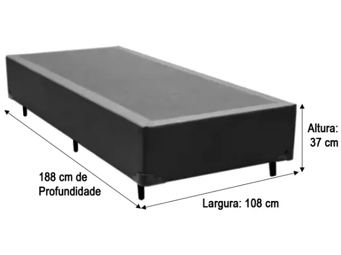 Base para Cama Box solteirão  - 108x188cm FRETE GRÁTIS ENTREGA HOJE !!! 