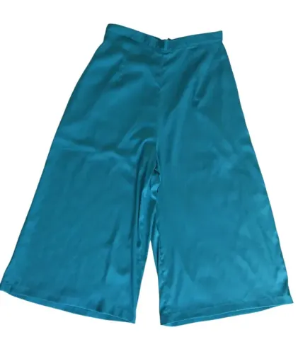 Calça Antix Pantacourt verde turquesa - TAM P