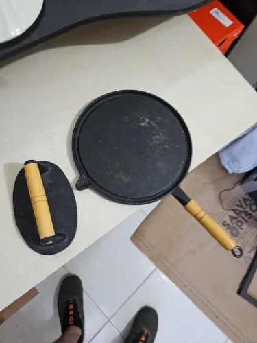 Chapa para fogão elétrico pesada. 