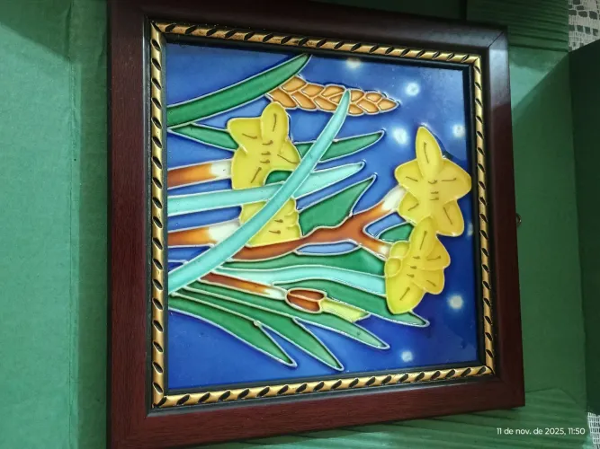 Lindo Quadro de azulejo 20 x 20. Novo.
