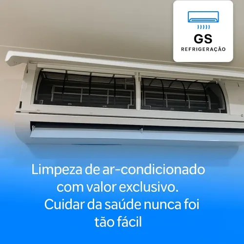 Limpeza e higienização de ar-condicionado 