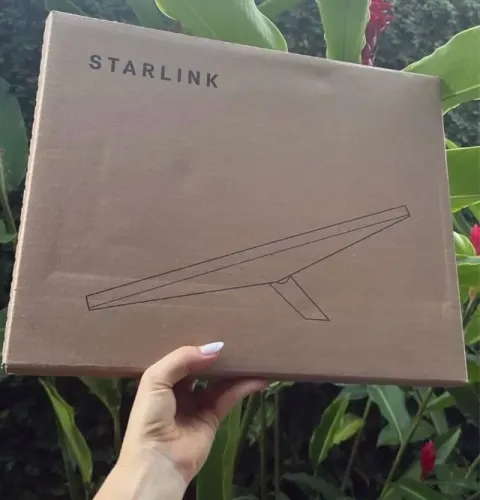 Starlink Mini - Lacrada - Sem bloqueio - Entrega grátis - Loja física - Até 18x