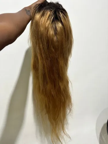 Lace front cabelo humano - Loiro Mel