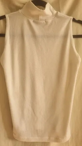 Blusa branca de malha fria P