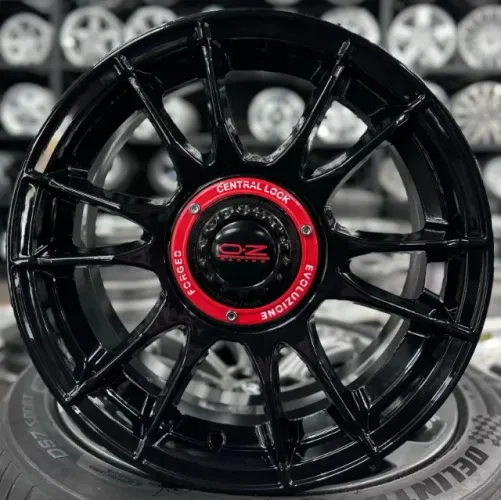 Rodas OZ preta aro 15 Furação 4X98 4X100 4X108 
