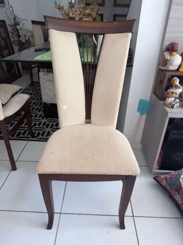 Cadeiras de Jantar Elegantes (CONJ. 6 CADEIRAS)