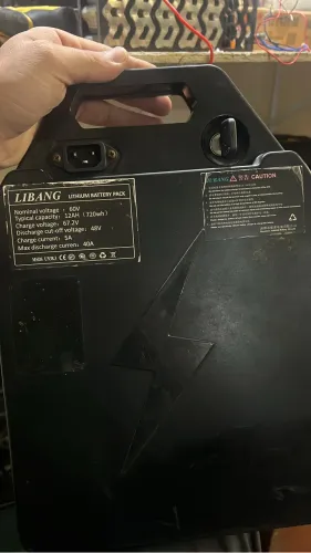 Bateria de lítio para scooter elétrica 60v 12ah