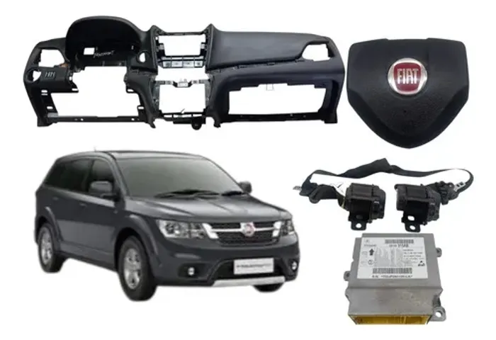 Kit Airbag Bolsa Volante Modulo Cinto  Fiat Freemont  2016