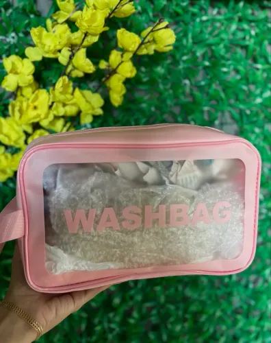Necessaire Washbag rosa ( nova)