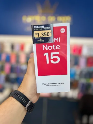 Celular redmi note 15 lacrado 256GB