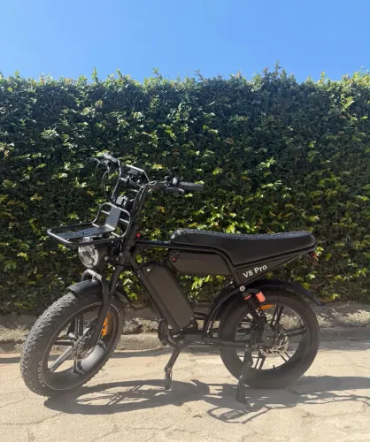 Bike elétrica V8 Pro 2 baterias 2026 1000w a Nfc