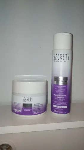 Shampoo e Máscara desamareladora