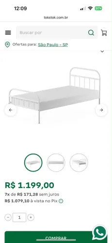 Vendo essa cama de viúvo por 500 reais em perfeito estado