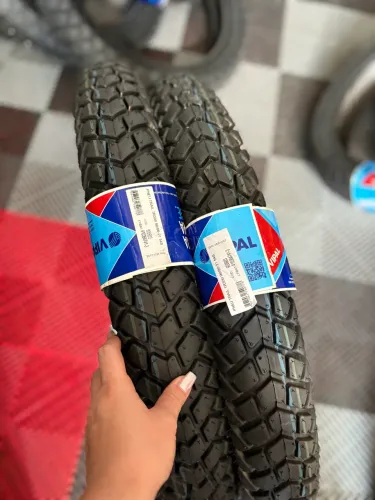 01 pneu novo 90/90/21 tr300 vipal