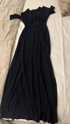 Vestido malha tipo jaquard - longo