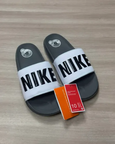 Chinelo Nike Offcourt Original (Preto/Branco)