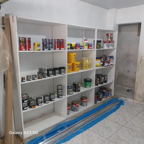 Armário Colmeia Horizontal 100% mdf Estante Prateleira Cor Branco