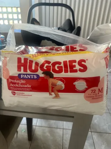 FRALDA HUGGIES PANTS M