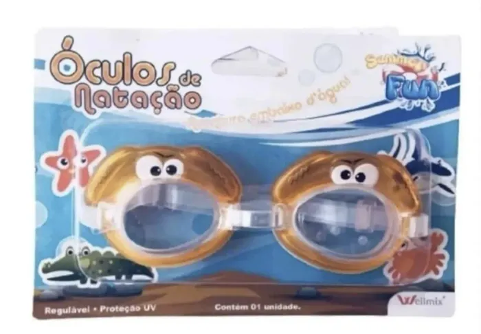 Óculos infantil de bichinho para mergulho e natação,  valor por cada 