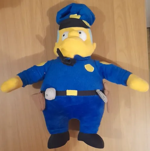 The Simpsons (Os Simpsons) - Chefe de Polícia Clancy Wiggum | Pelúcia de Aprox. ~33cm |