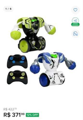 Robôs controle remoto
