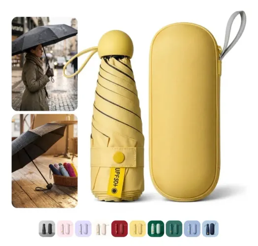 Mini Guarda Chuva Sombrinha Compacto E Portátil De Bolsa