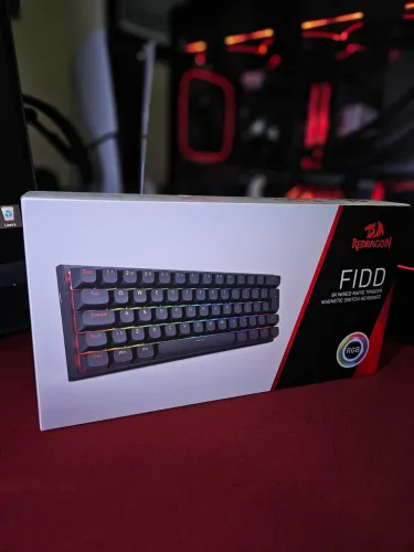 Teclado Magnético Redragon FIDD 8K Polling Rate Lacrado