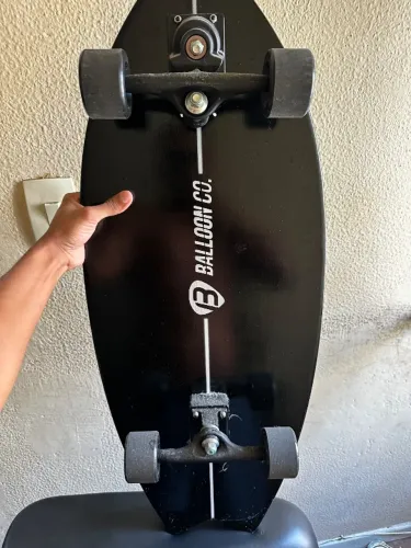 Skate Simulador de Surf PRO SURFER - Black - Truck ULTRA LIGHT