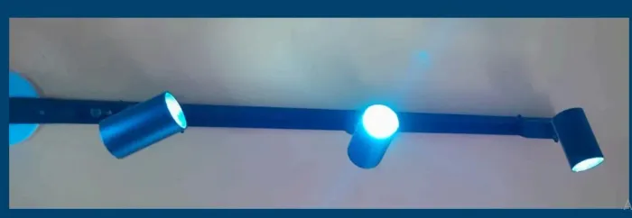 TRILHO ELETRICADO 3 LAMPADAS
