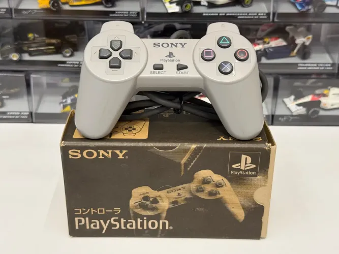 Controle Original Ps1 Com Caixa Scph-1010 - Serie A Japan