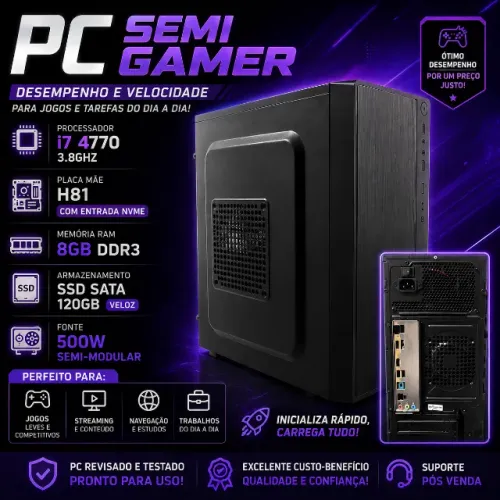 PC i7 8GB SSD