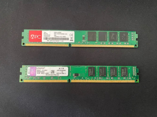 Ram ddr3 4gb 1333MHz, preço por unidade