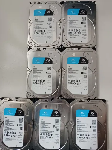 9 hds 4tb wd e seagate dvr nvr cftv cpu