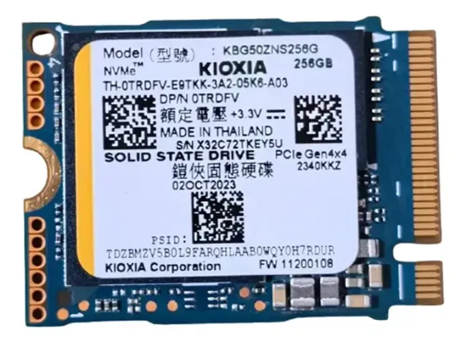 Ssd 2230 NVME Kioxia 256gb 4x4