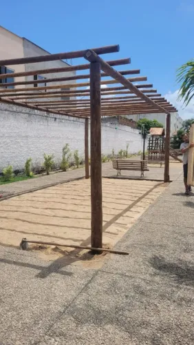 Pergolado em Eucaliptos tratado